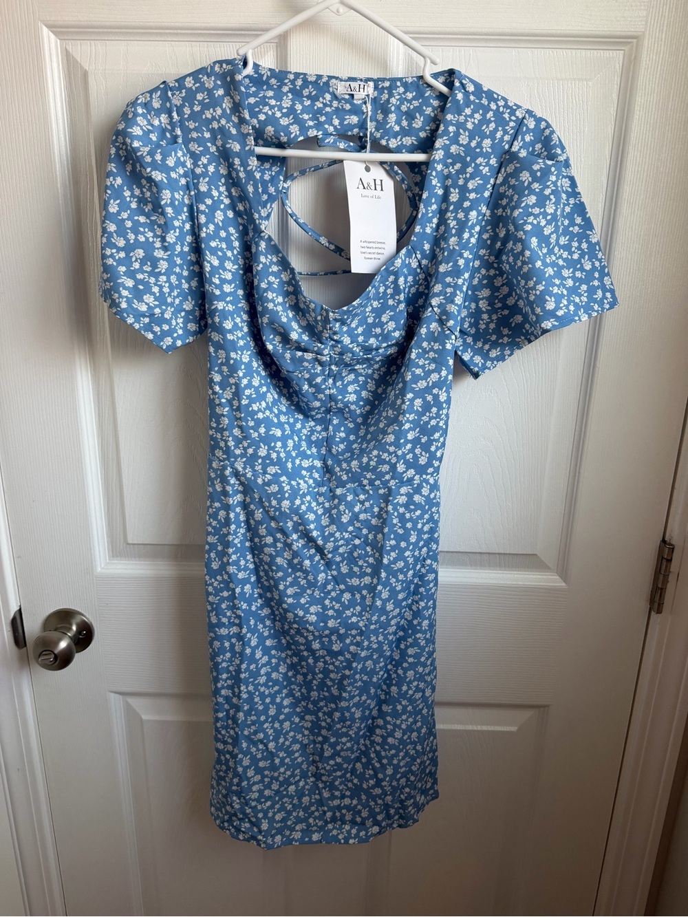 A&F Blue Floral Dress
